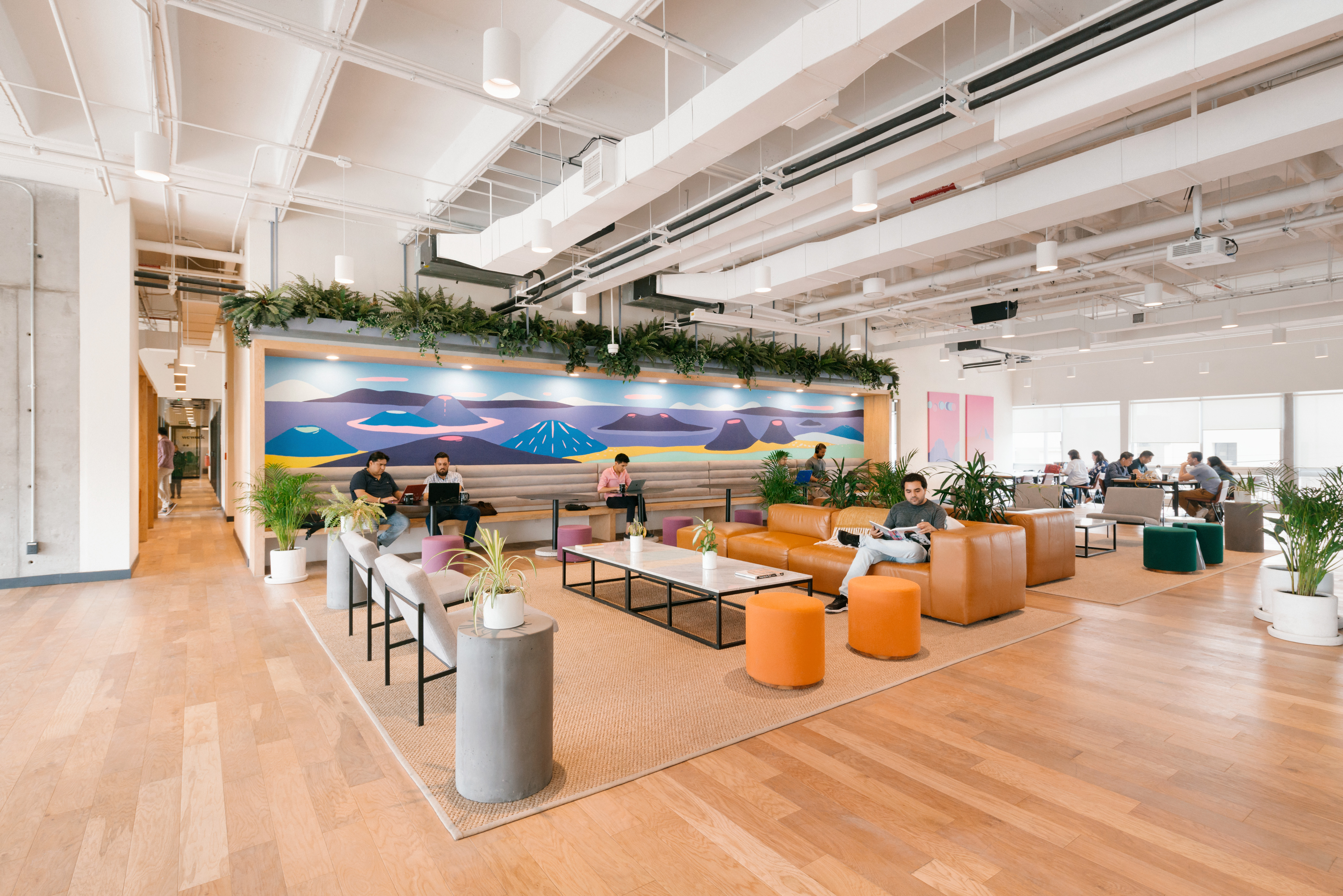 How the rise of coworking spaces is influencing conventional workplace design.